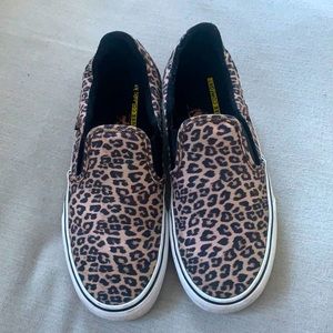 Cheetah print Vans shoes
